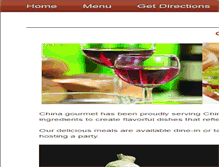 Tablet Screenshot of chinagourmet426.com